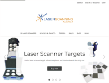 Tablet Screenshot of laserscanning-america.com